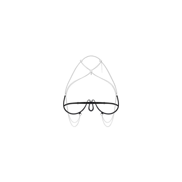 Lustique harnais soutien-gorge noir PREMIUM